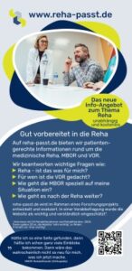 Flyer für Reha-Einrichtungen