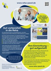 Poster für Reha-Einrichtungen